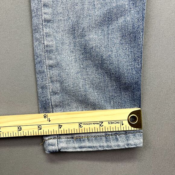 Free People Womens Size 26 Stretch Skinny Slim Straight Jeans Blue Light Wash - Picture 7 of 15